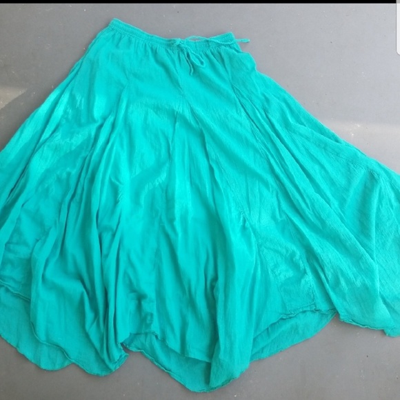 ⛱2/$18⛱ BILA Turquiose Maxi Skirt - Picture 2 of 5